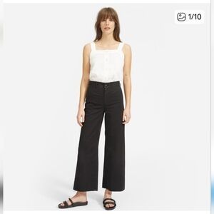 Everlane Black Wide Leg Pants